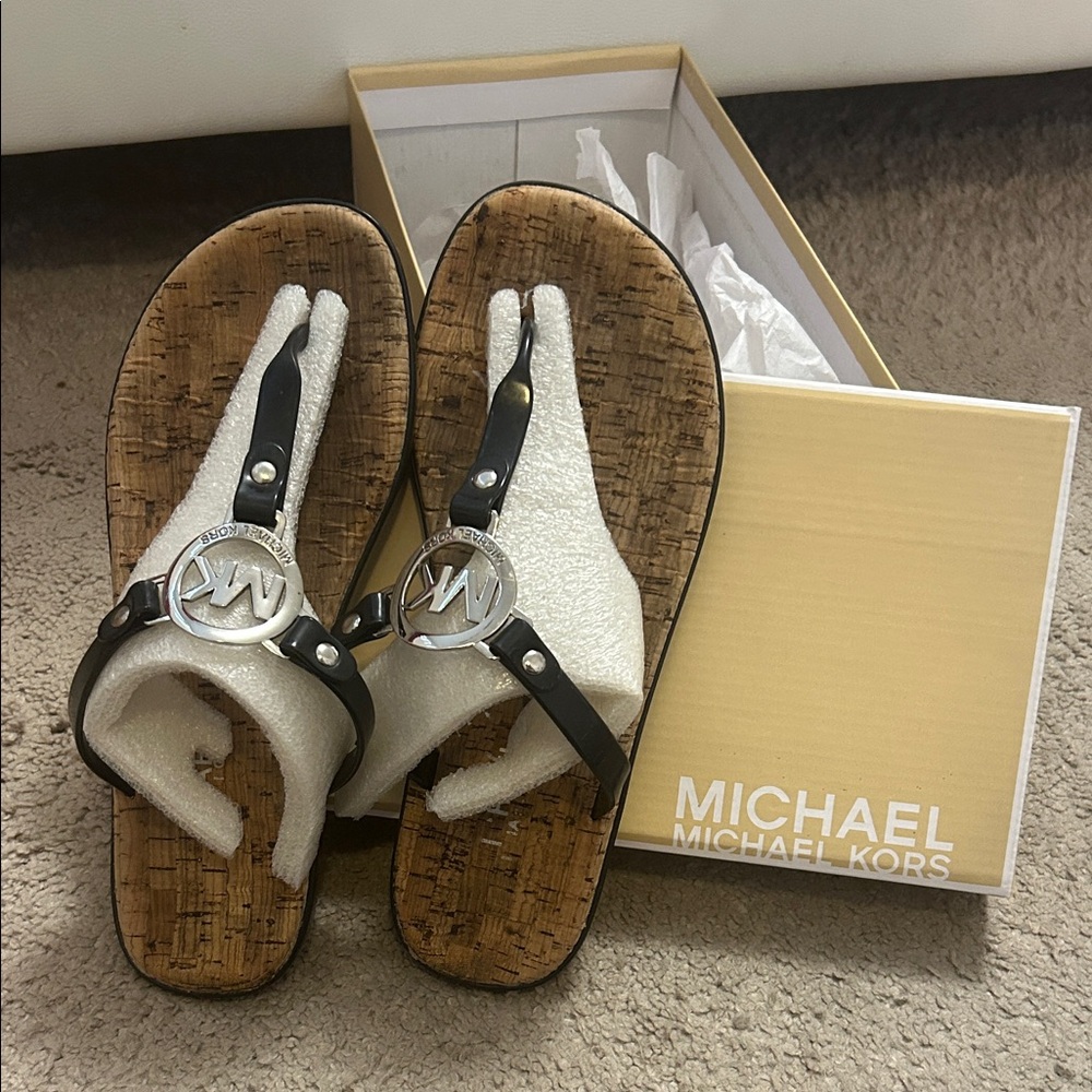 Michael Kors Jelly Thong Sandals